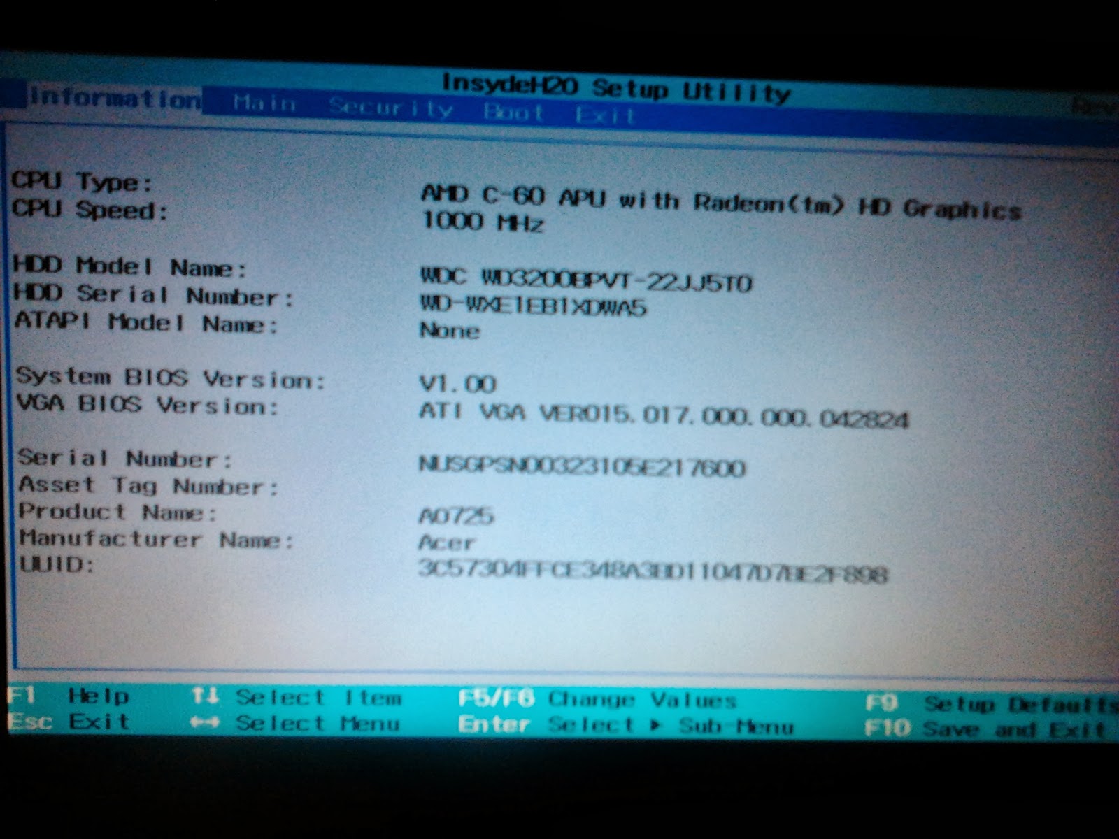 Insydeh2o Bios (acer, Hp Laptops)